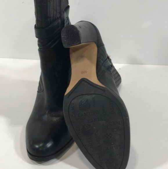 π VINCE CAMUTO SZ 10 LEATHER LIKE NEW BOOTS π - Picture 9 of 11